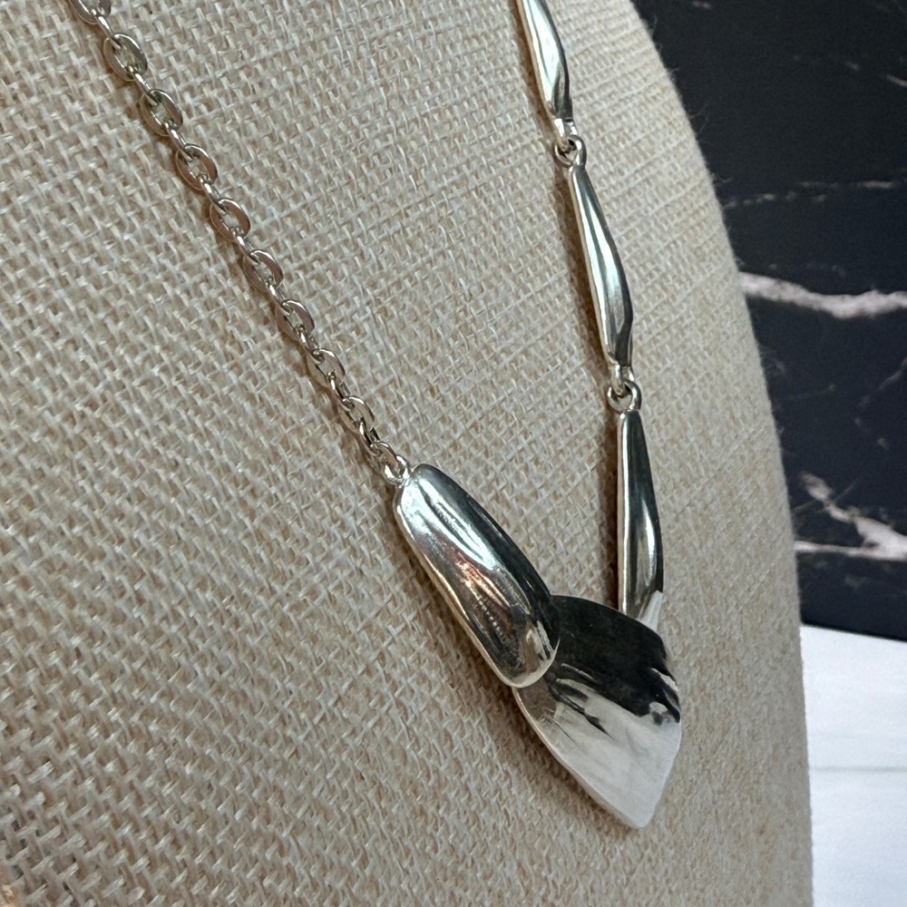 Silpada Highlands Necklace Sterling Silver Modernist Statement - Picture 3 of 8